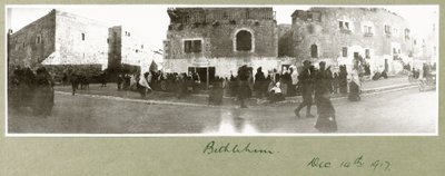 Bethlehem, 14. Dezember 1917 von Capt. Arthur Rhodes
